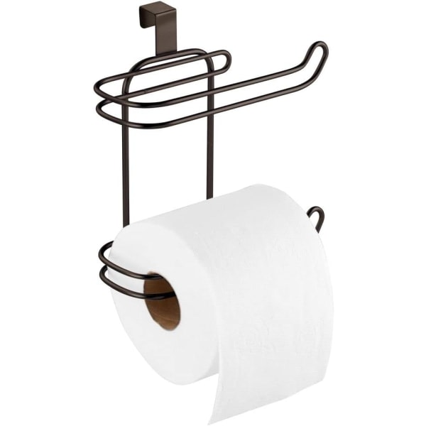 IC Stål hängande över tanken Toalettpappershållare Toalettpappersrullhållare - för badrumsförvaring