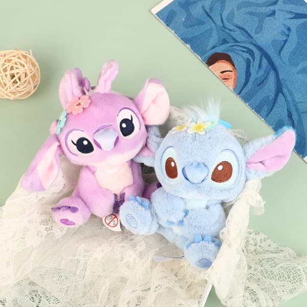 IC 10 cm Lilo og Stitch Plyslegetøj Anime e Ting Kawaii Stuff Ani B