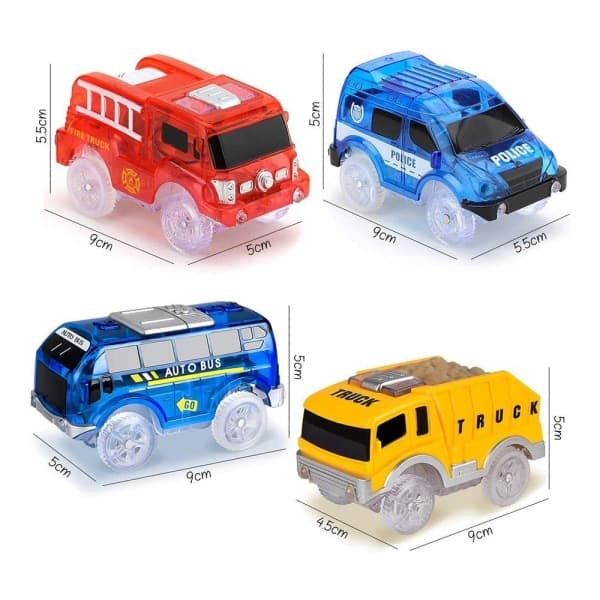 IC-kilpa-autolelu 5 LED-valolla