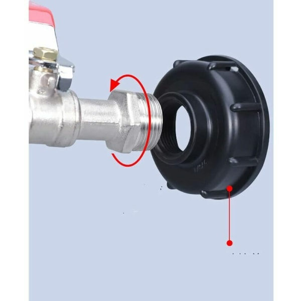 IBC Tankhane 1000L tankhane regnvandshane, 1/2\" IBC vandtank