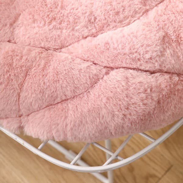 Mjuk och mysig sittdyna, plyschrosa sittdyna, kuddar Rosa 45*45cm