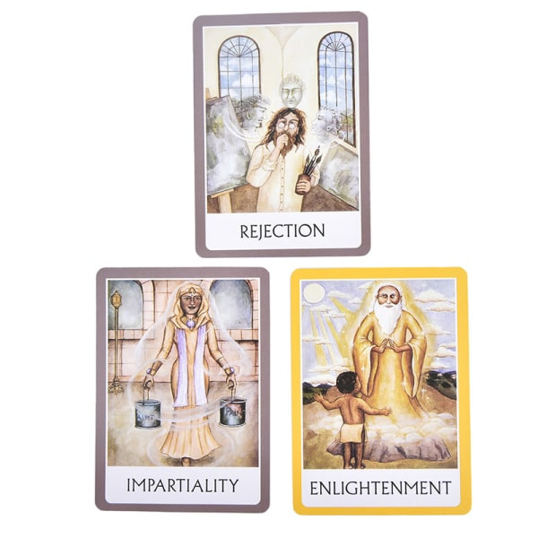 IC Chakra Wisdom Oracle -kortpakka Englanti Tarot-kortit Arvonta Monivärinen 1 kpl