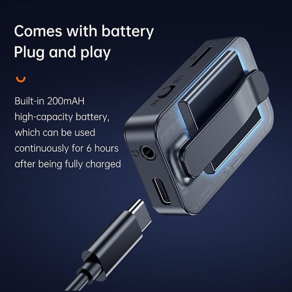 IC Synlig Bluetooth-sender/mottaker med LCD-skjerm