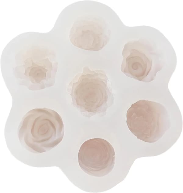 Blomst Silikoneform Sæt til Rose og Pæon Fondant Kagepynt, Slik Chokolade Ler Gum Paste, Grå