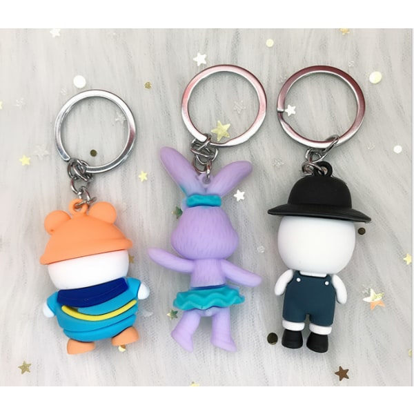 Nøglering Søde Kawaii-Nøgler Dukke Legetøj Anime Figurer Hængende Gaver IC