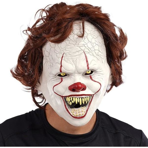 IC Stylex Skrämmande Realistiska Latexmasker Halloween Maskeraddräkt Cosplay Tillbehör Skrämmande Scary Clown