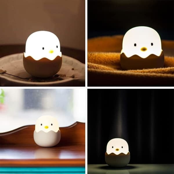 IC Nattlampe for barn, Baby nattlys, Oppladbart nattlys