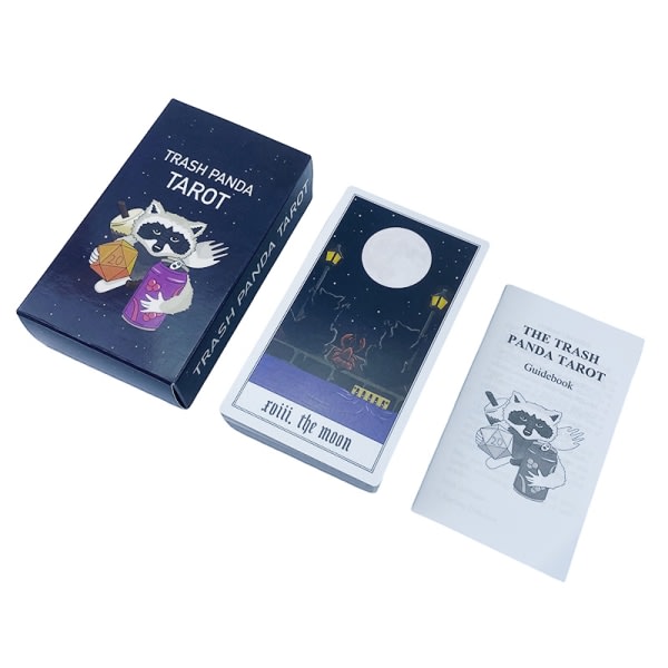 IC 12*7CM Trash Panda Tarot Card Familjefest Brädspel Fate Divi Multicolor one size