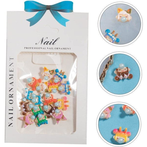 IC 1 laatikko Kynsikoristeet Kynsikoristeet Kynsivarusteet Glittertarrat 3D Manikyyri Helmi Kynsikoriste