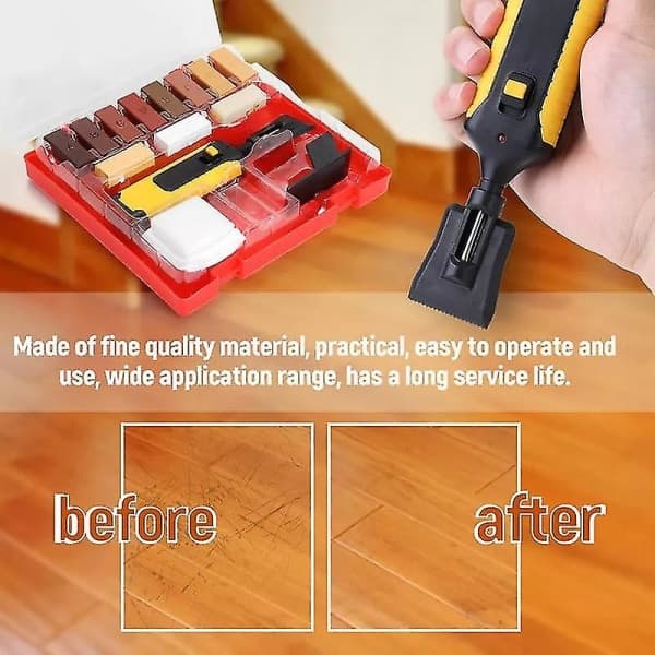 IC CNE Laminatgulv Reparationssæt, Professionelt, Voksystem