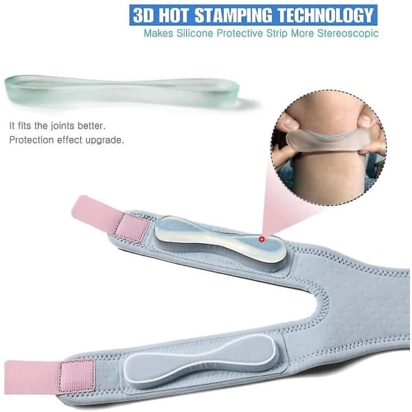 IC Patellarsensstödsrem 2-pack, smärtlindring i knä och patella
