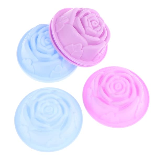 IC 6 stk Silikon Cupcake Form Muffins Bagning Genanvendelig silikone