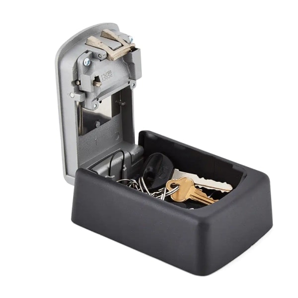 IC Reservnyckel Safe Lock Box Väggmonterad Lösenord Nyckelbox Dekoration färg B