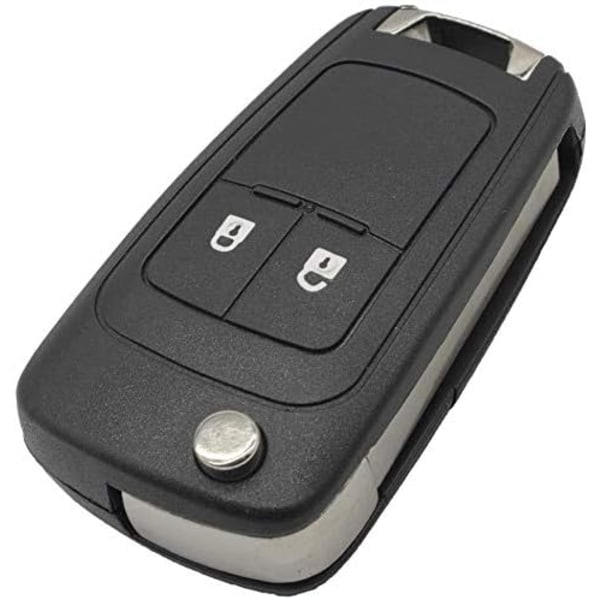 Tom 2-knaps fjernbetjening til Opel Astra Insignia Zafirac bilnøgle IC