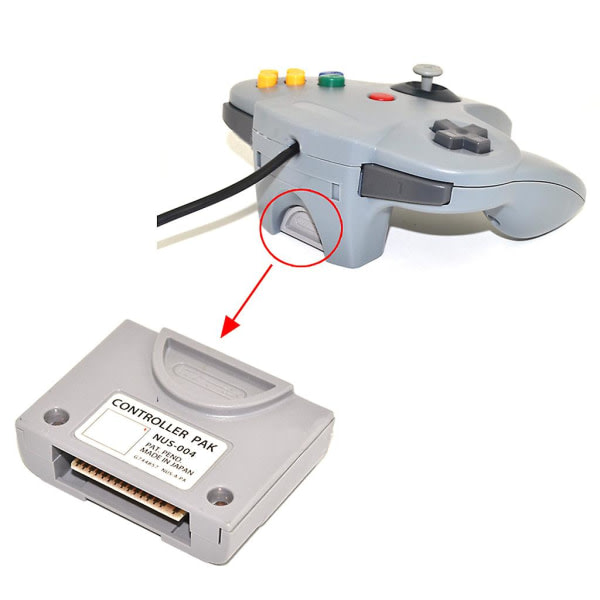 IC N64 Gamepad Udvidelseshukommelseskort Switch Extern 128m