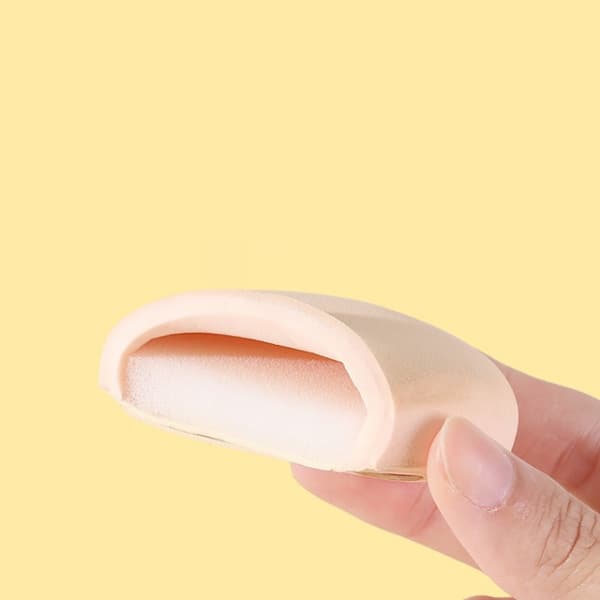 IC Två torra och våta sminksvampar, speciell puderpuff Vit