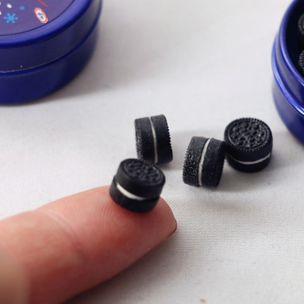 IC 1:12 Dockhus Miniatyrkakor Box Choklad Snacks Box Kök