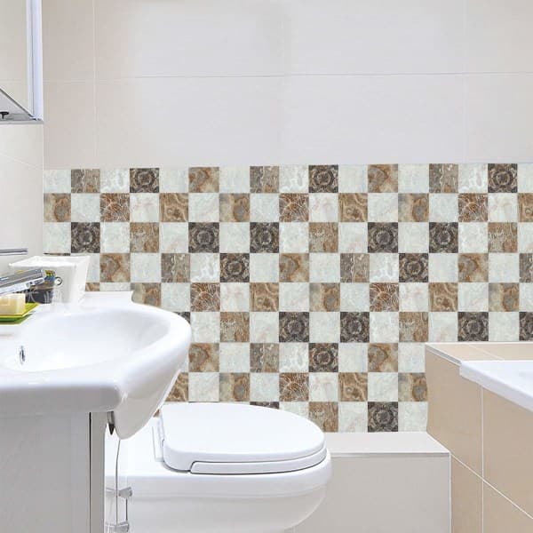 IC 30 stk flis klistremerker Selvklebende vanntett marmorflis