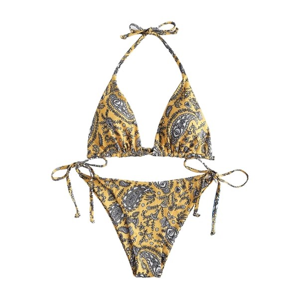 IC Lille trykt badedragt bikini dame sommerstrand
