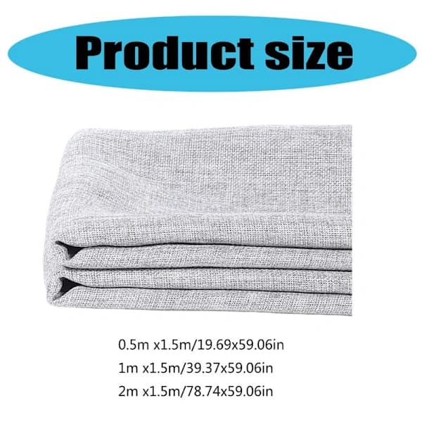 Polyester Speaker Fabric Speaker Grille Cloth Enhances Sound and Integration Light Gray 2mx1.5m Light gray 2mx1.5m