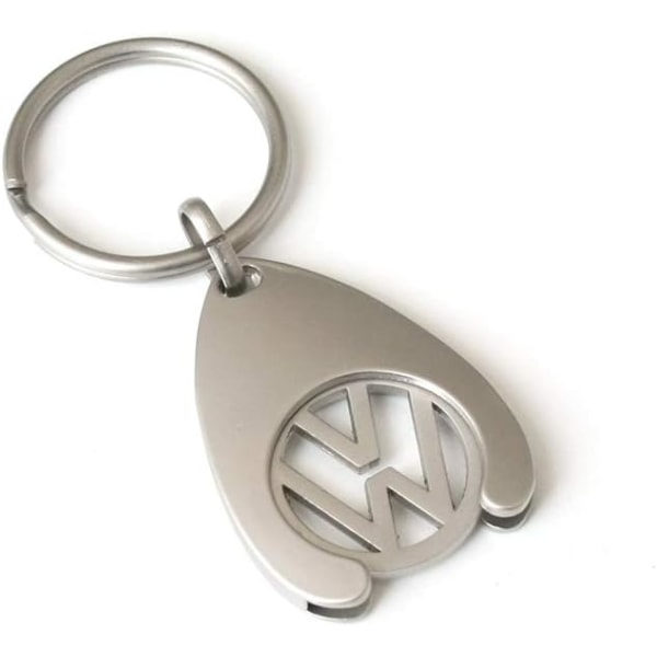 Volkswagen - Nyckelring - Silver IC-vagnsbricka