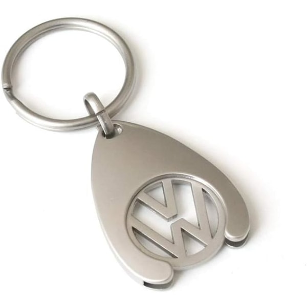 Volkswagen - Porte-clés - Jeton de Chariot Argenté IC
