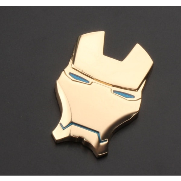 IC Auton Persoonallisuus 3D Kolmiulotteiset Auton Tarrat Metalli Muokatut Korin Tarrat Perä Tarran Koristelu (Kulta)