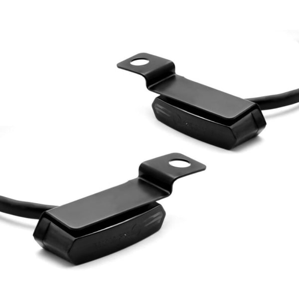 IC Flydende Vand LED Motorcykel Blinklys, Honda, Yamaha, Kawasaki, Brems, Kobling, Spak (Det Sorte Par)