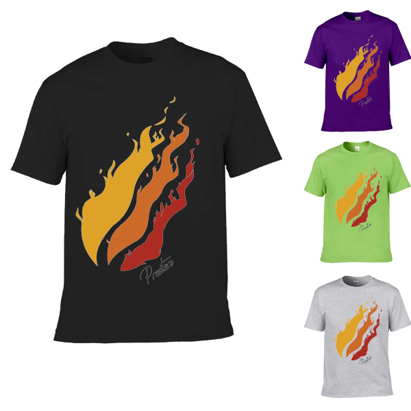 Preston Playz T-shirts til mænd og kvinder sort black 130cm