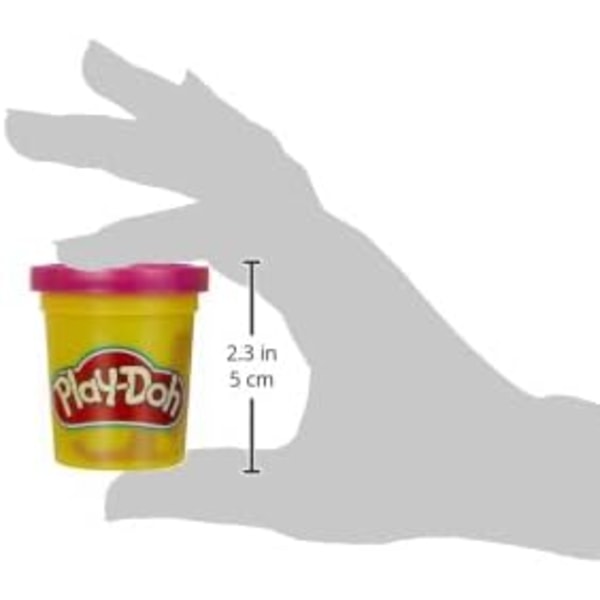 Play-Doh 8-pack regnbåge, giftfri modelllera med 8 färger