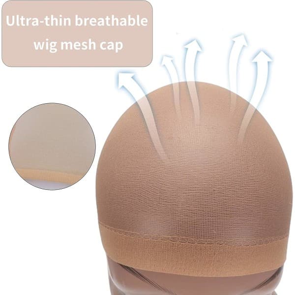 IC 12 stk Peruk Kepsar Stretchy Nylon Peruk Kepsar, Elastiske Strømpe Kepsar