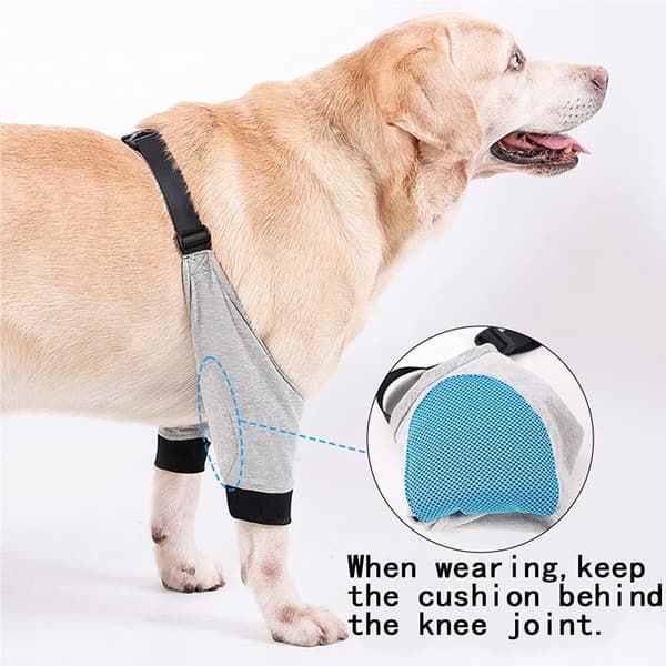 Adjustable - Elbow Brace - Pet - Recovery Suit - Dogs - Front Leg - Leg Protector - Dog - Elbow Protector - Knee Pads
