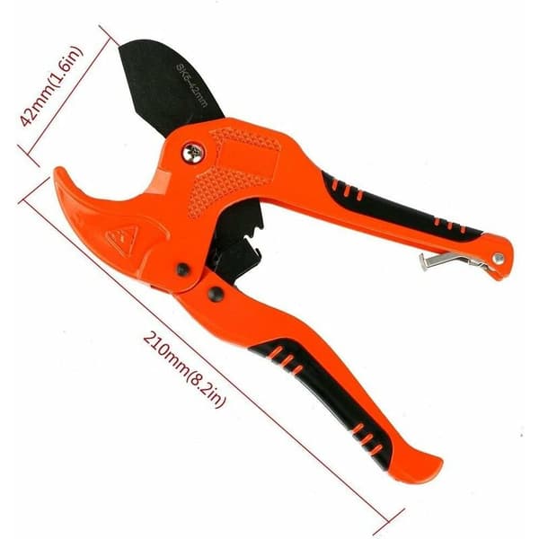 Kraftig PPR/PE/PVC Plast Rørkutter - 42mm Plast Rørkutter, Skralle PVC Rørkutter
