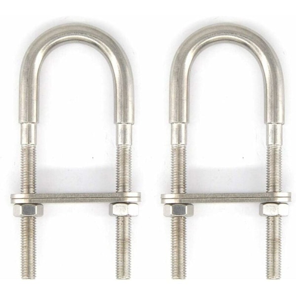 M6x90 304 Rustfrit Stål U-bolt (2 stk)