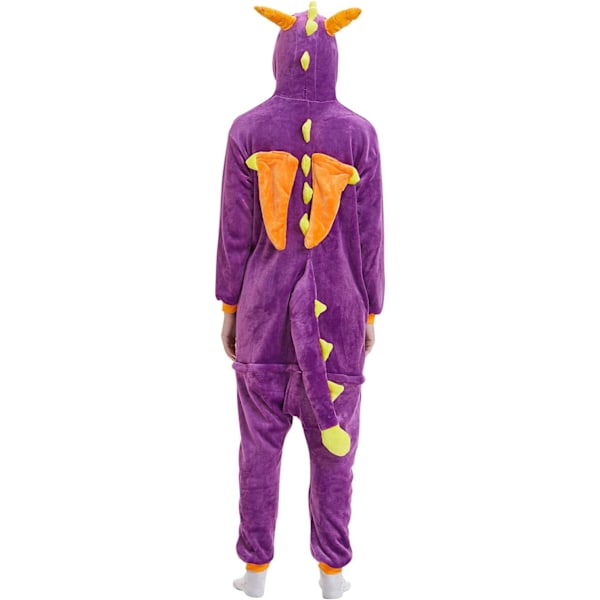 Onesies til kvinder, Onesies til voksne mænd, Pyjamas Onesies, Enhjørning, Flannels pyjamas, Dyre Onesies, 3D hættetrøjer, Halloween, Julekostumer Dragon L