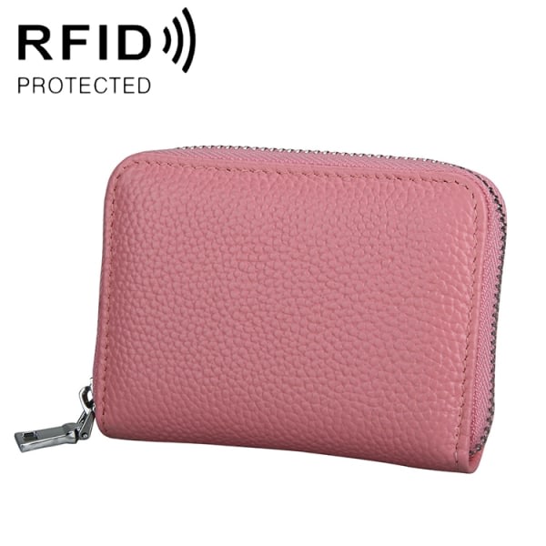 IC Rosa Plånbok dragkedja RFID