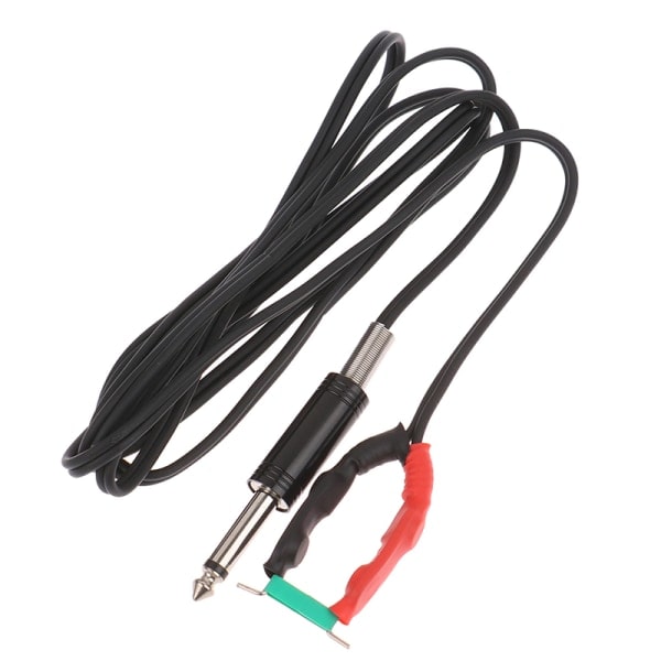 IC Power Silikonkabelklemme Sladdholder Standard Phono-stik Sort