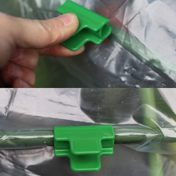IC 12 stk Drivhusklemmer Klips Rad (12 stk)