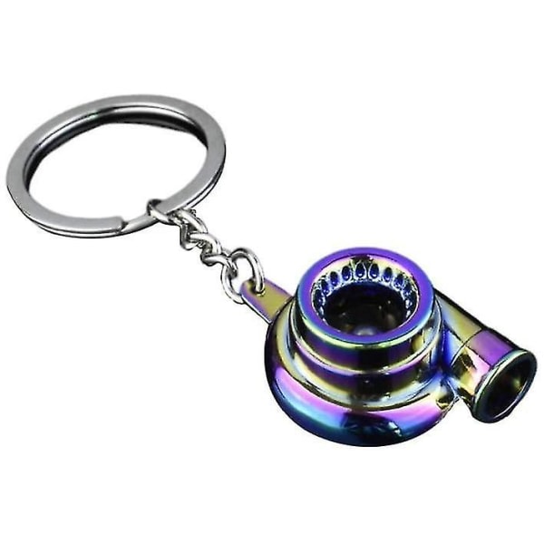 Turbo Nyckelring Bildelar Modell Nyckelring Kreativ Turboladdare Metall Nyckelring IC