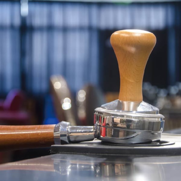 IC Kaffetamper, til kaffekværn, naturtræ, 58mm