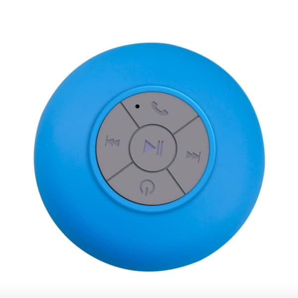 Vedenpitävä Bluetooth-kaiutin imukupilla (sininen)