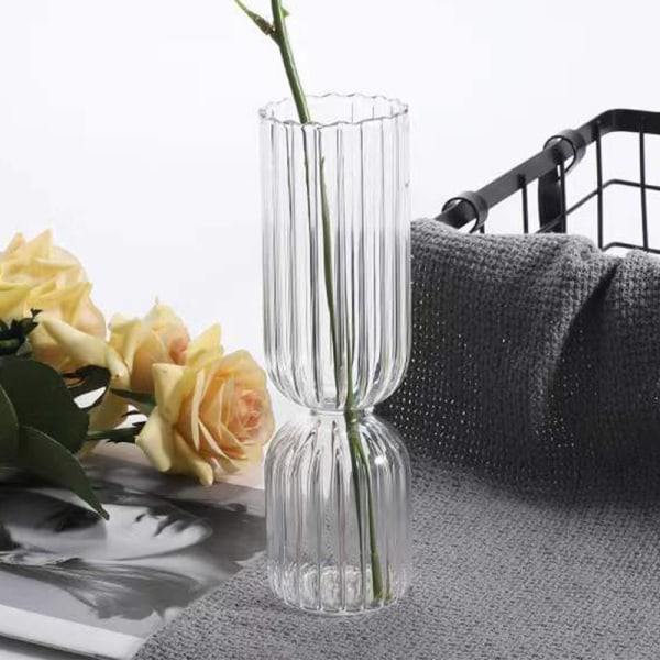 IC Nordic Glas Vas Små Glasvaser Blomsterarrangemang Hem dec Clear