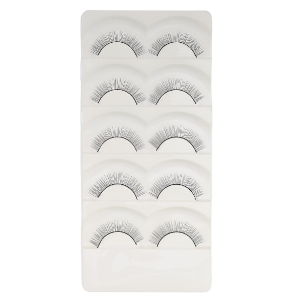 5 par magnetiske løsøjenvipper Øv løsøjenvipper Bindeled løsøjenvipper Magnetiske øjenvipper Sorte 3X1.7X0.7CM Sort 3X1.7X0.7CM
