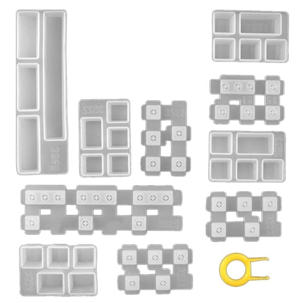 IC DIY Silikon Keycaps Resin Form Mekaniska Keyboard Crafts Verktyg