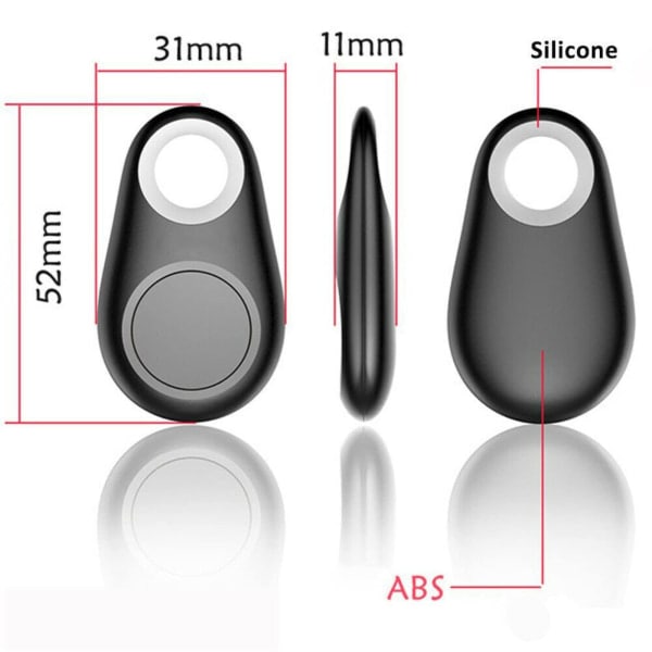 IC NOE 2 stk Smart Bluetooth-lokalisator Trådløs Anti-tap Al
