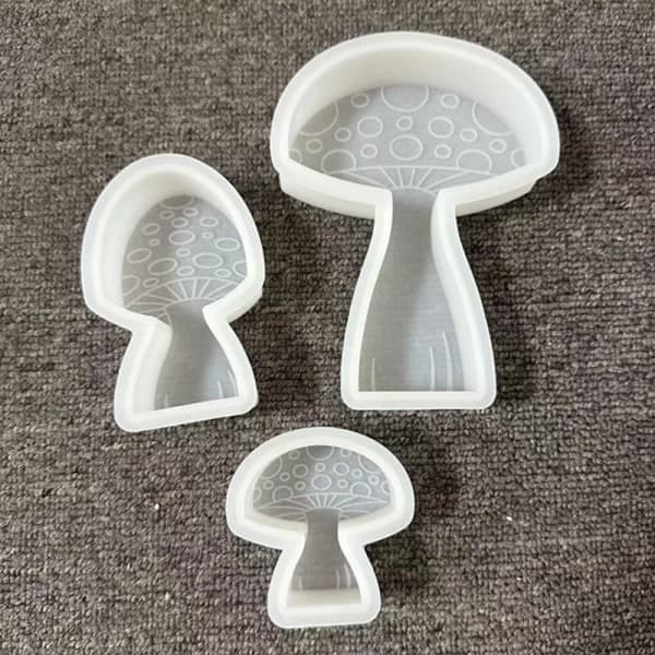 IC Håndlavet 3D mini svampelysform DIY fremstillingsform så M