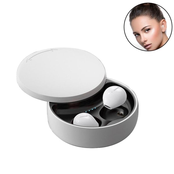IC Minsta Todelliset Langattomat Kuulokkeet, Mini Bluetooth 5.0 -kuulokkeet, Pieni Usb-c -kotelo, Ipx7 Vedenkestävä, Stereokuulokkeet Urheiluun