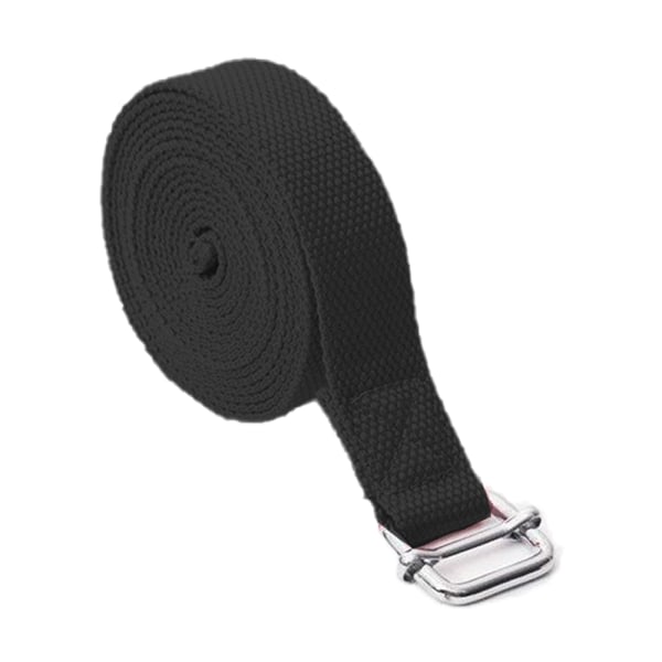Yoga Strap - Stretching loopar för träning, träning, förbättring 1,83m svart
