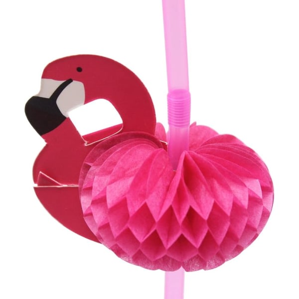 IG 50 Flamingosugrör Flexibla cocktailsugrör Flamingosugrör