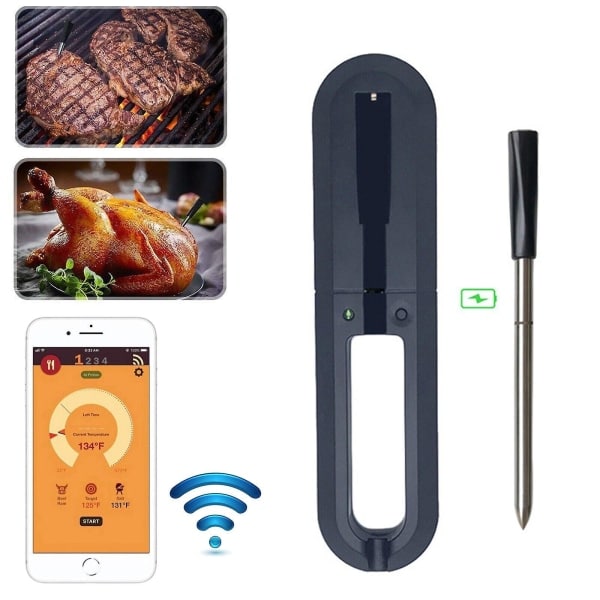 IC Smart Bluetooth App Grilltermometer Kødtermometer Grilltermometer